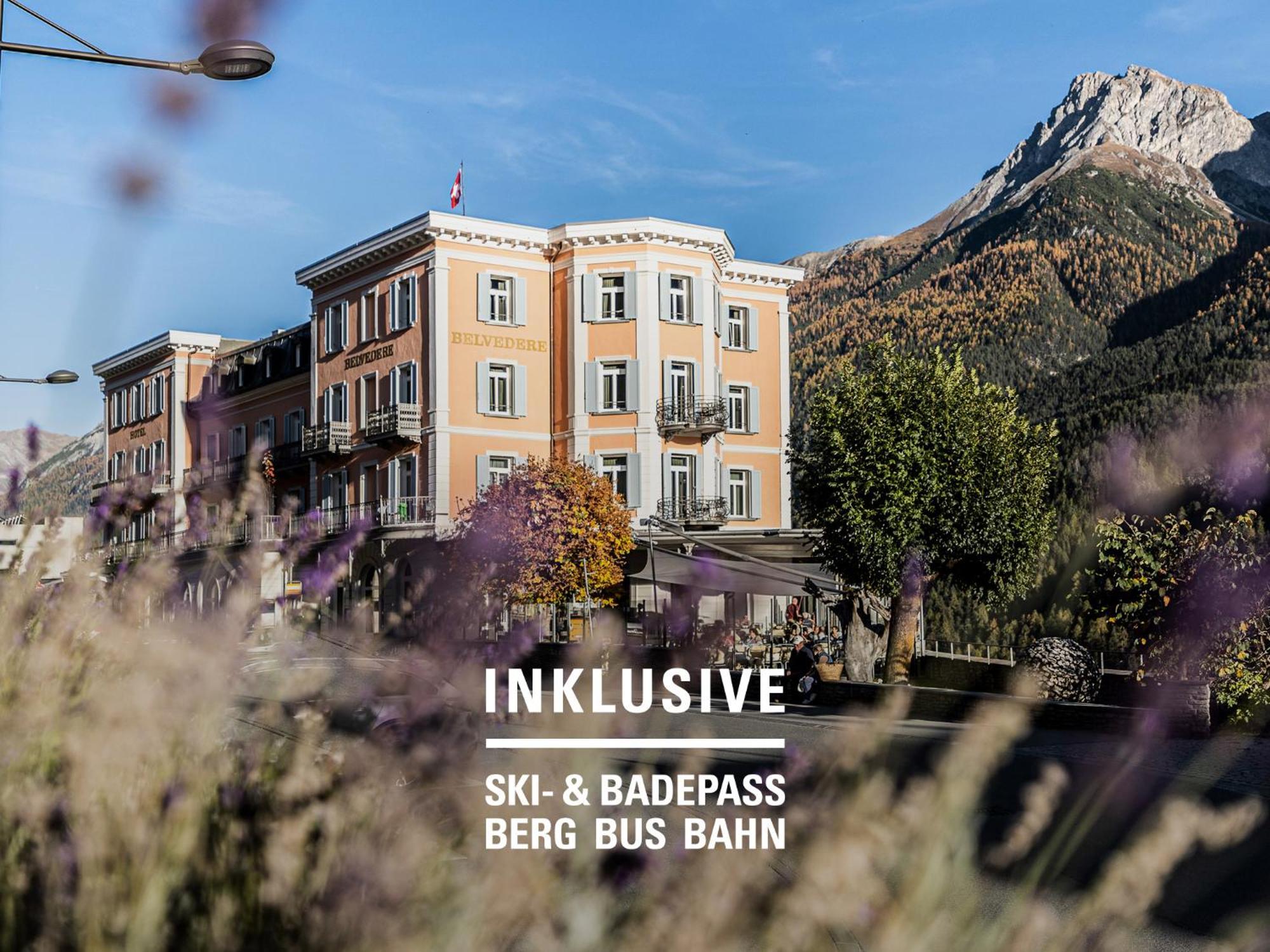 Hotel Belvedere Scuol Eksteriør bilde